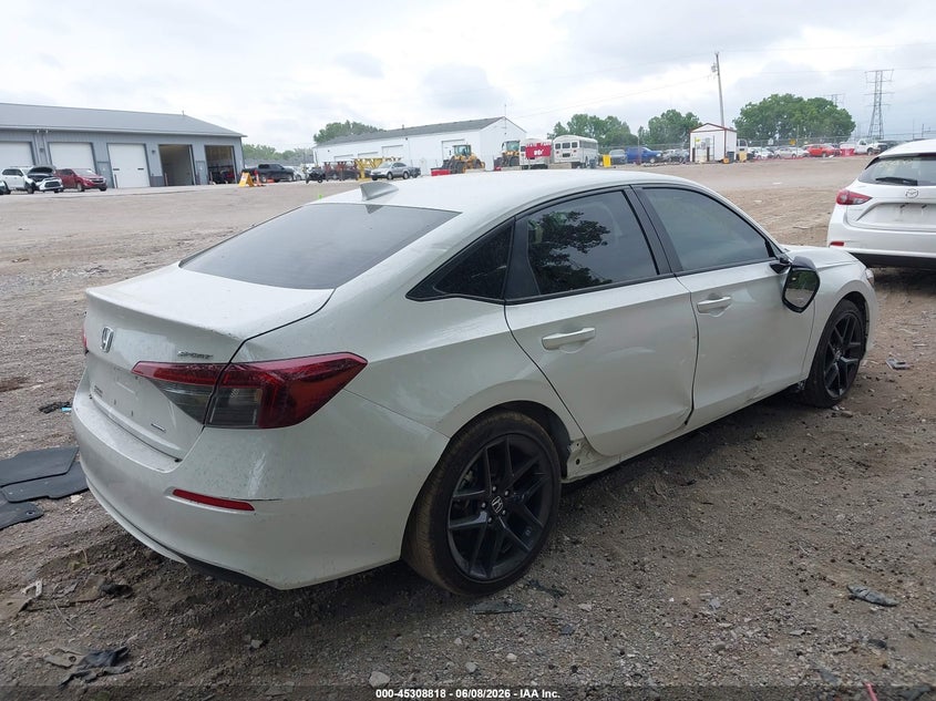 2025 Honda Civic VIN 2HGFE4F87SH352637 IAAI salvage auction — FRONT END, Salvage (Indiana), sold $7,800 on 2026-07-26 (photo 4)