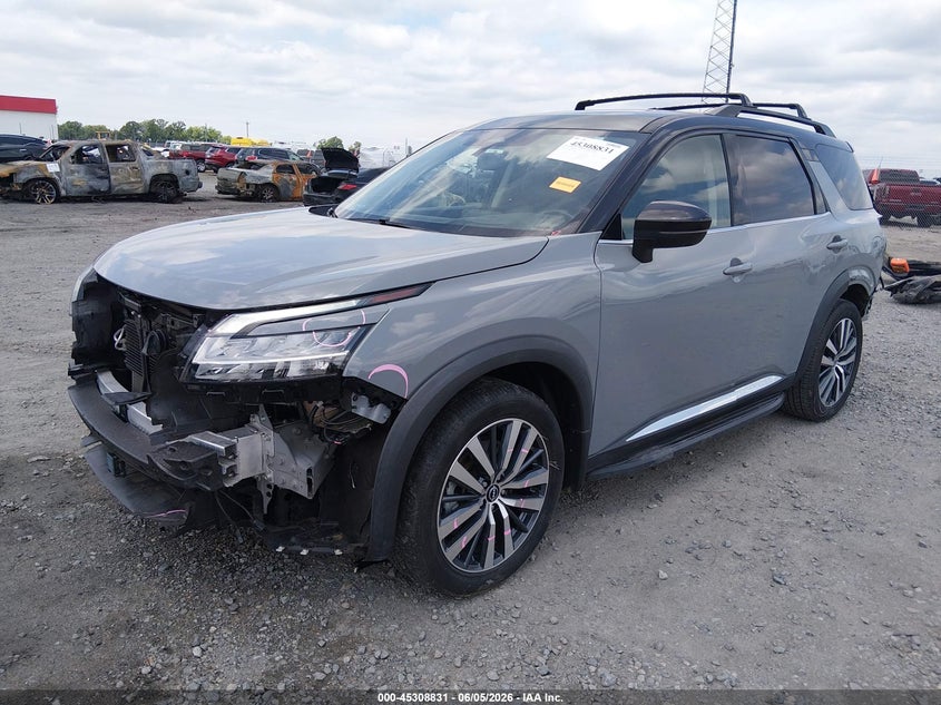 2022 Nissan Pathfinder VIN 5N1DR3DH9NC234518 IAAI salvage auction — FRONT & REAR, Salvage Title, sold $7,700 on 2026-07-29 (photo 2)