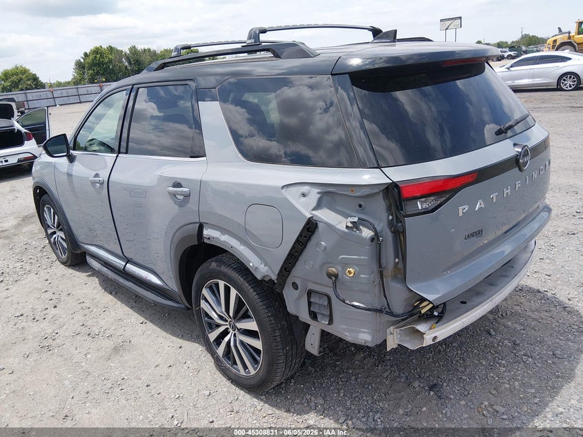 2022 Nissan Pathfinder VIN 5N1DR3DH9NC234518 IAAI salvage auction — FRONT & REAR, Salvage Title, sold $7,700 on 2026-07-29 (photo 3)
