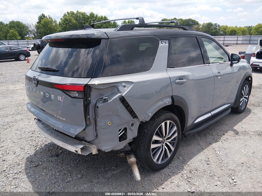 2022 Nissan Pathfinder VIN 5N1DR3DH9NC234518 IAAI salvage auction — FRONT & REAR, Salvage Title, sold $7,700 on 2026-07-29 (photo 4)