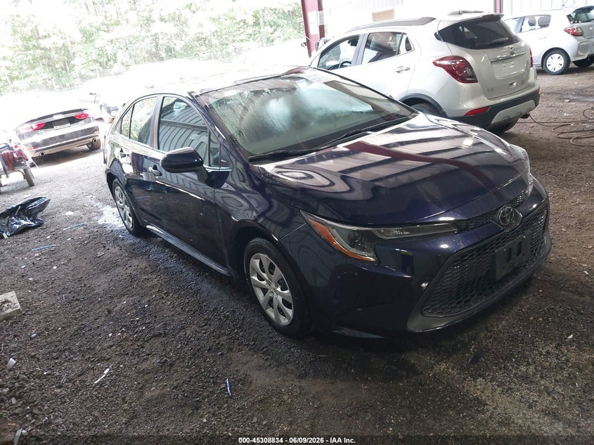 2021 Toyota Corolla VIN 5YFEPMAEXMP269038 IAAI salvage auction — LEFT REAR, Salvage Title, sold $3,950 on 2026-07-09 (photo 1)