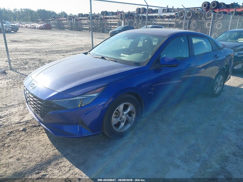 2021 Hyundai Elantra VIN 5NPLL4AG0MH030339 IAAI salvage auction — REAR END, Salvage (Georgia), sold $3,000 on 2026-07-31 (photo 2)