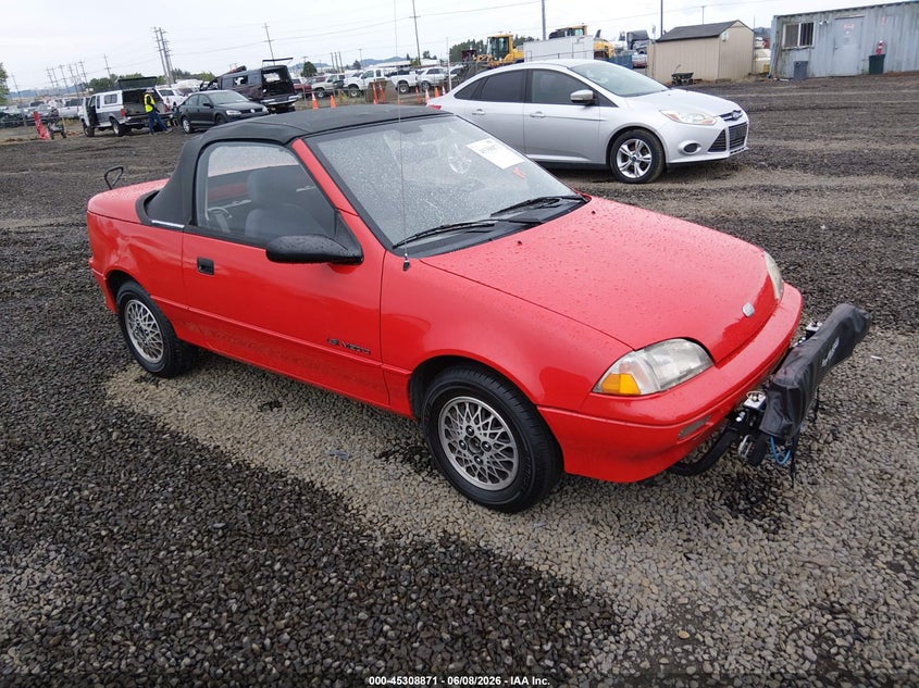 1991 Geo Metro VIN JG1MR3366MK602963 IAAI salvage auction — NORMAL WEAR, Clear - Public Restricted (Oregon), sold $2,950 on 2026-07-06 (photo 1)