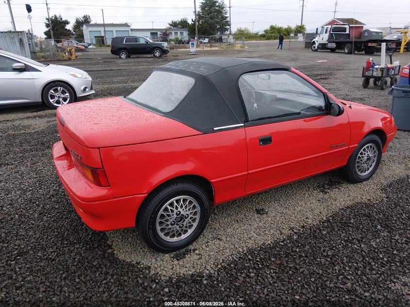 1991 Geo Metro VIN JG1MR3366MK602963 IAAI salvage auction — NORMAL WEAR, Clear - Public Restricted (Oregon), sold $2,950 on 2026-07-06 (photo 4)