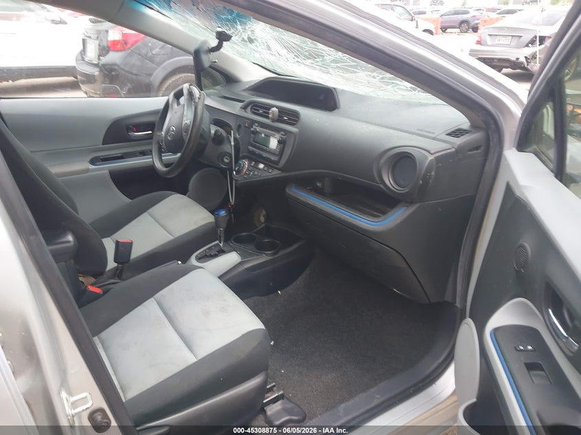 2013 Toyota Prius c VIN JTDKDTB31D1548577 IAAI salvage auction — ROLLOVER, Salvage Title, sold $250 on 2026-07-14 (photo 5)