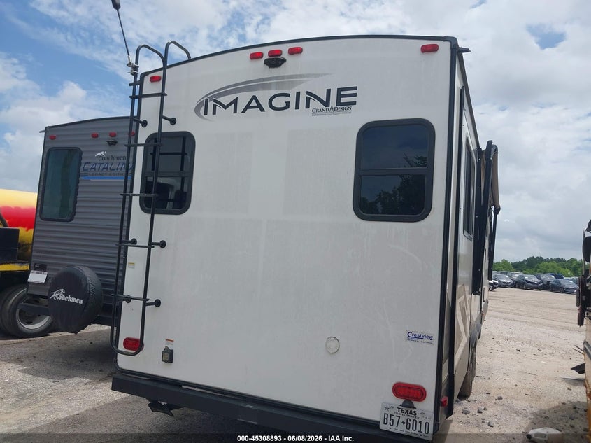 2022 Grand design Imagine VIN 573TE3628N6639698 IAAI salvage auction — SIDE, Original (Texas), sold $4,450 on 2026-07-07 (photo 4)