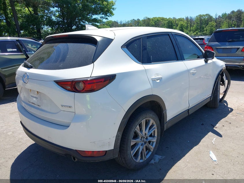 2021 Mazda Cx-5 VIN JM3KFBDM8M1478917 IAAI salvage auction — SIDE, Salvage Title, sold $7,800 on 2026-07-28 (photo 4)
