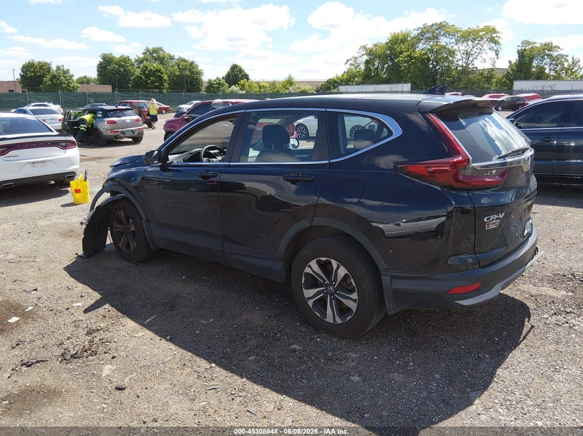 2021 Honda Cr-v VIN 7FARW2H76ME025693 IAAI salvage auction — FRONT END, Salvage Title, sold $8,250 on 2026-08-22 (photo 3)