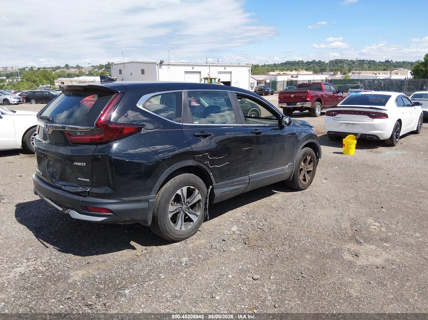 2021 Honda Cr-v VIN 7FARW2H76ME025693 IAAI salvage auction — FRONT END, Salvage Title, sold $8,250 on 2026-08-22 (photo 4)
