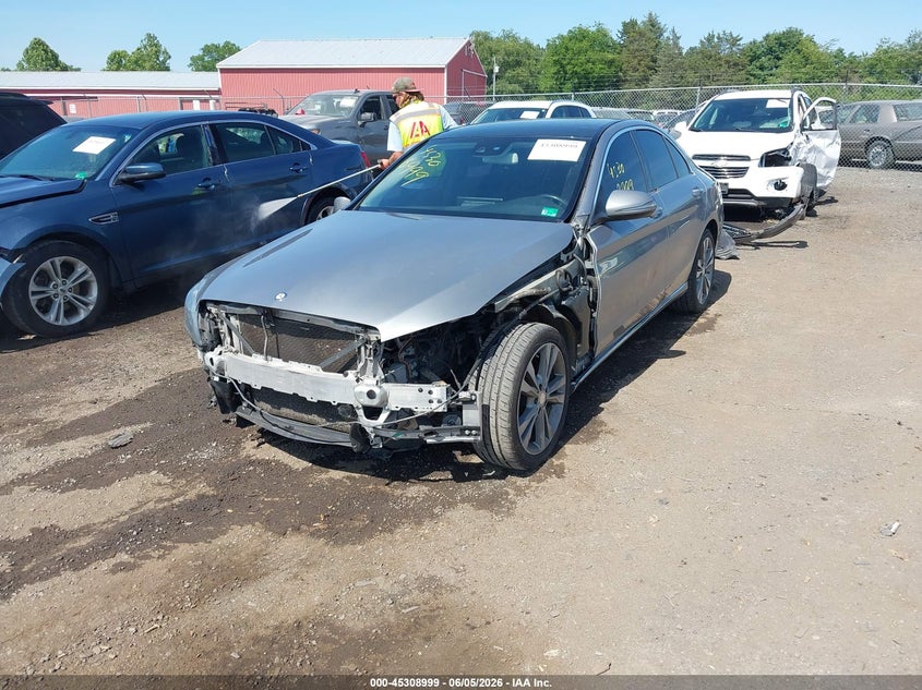 2016 Mercedes-benz C-klasse VIN 55SWF4KB2GU143508 IAAI salvage auction — FRONT END, Salvage (Virginia), sold $2,650 on 2026-07-28 (photo 6)