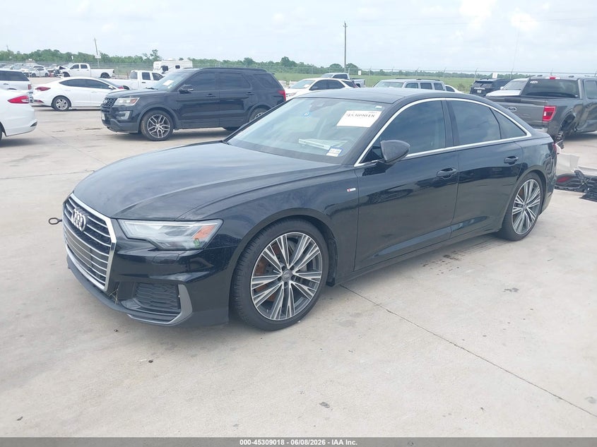2019 Audi A6 VIN WAUK2AF20KN068724 IAAI salvage auction — WATER/FLOOD, Salvage (Texas), sold $5,925 on 2026-08-14 (photo 2)