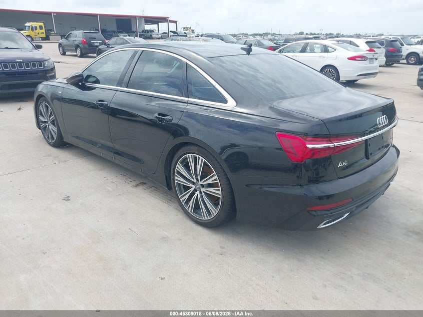 2019 Audi A6 VIN WAUK2AF20KN068724 IAAI salvage auction — WATER/FLOOD, Salvage (Texas), sold $5,925 on 2026-08-14 (photo 3)