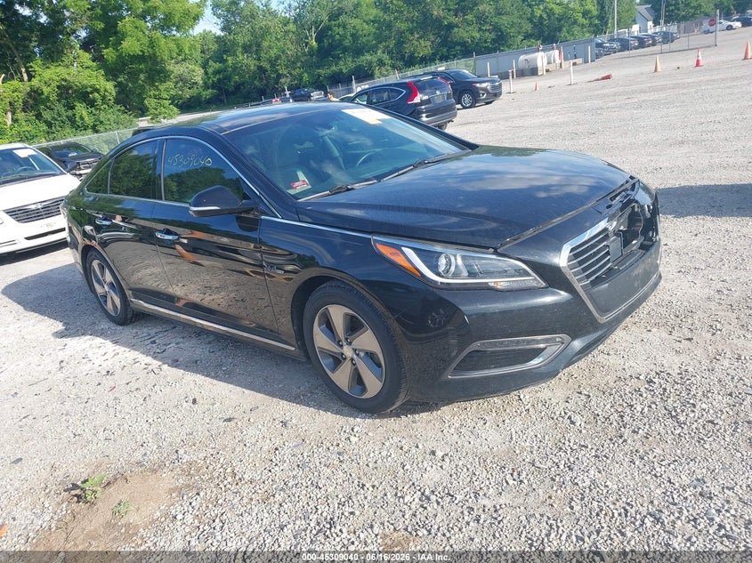 2017 Hyundai Sonata VIN KMHE34L34HA067101 IAAI salvage auction — FRONT END, Salvage Title, sold $2,650 on 2026-08-01 (photo 1)