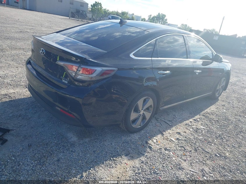2017 Hyundai Sonata VIN KMHE34L34HA067101 IAAI salvage auction — FRONT END, Salvage Title, sold $2,650 on 2026-08-01 (photo 4)