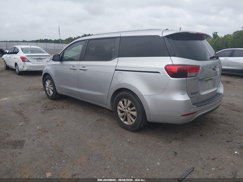 2017 Kia SEDONA VIN KNDMB5C12H6243038 IAAI salvage auction — UNDERCARRIAGE, Salvage Title, sold $900 on 2026-07-08 (photo 3)