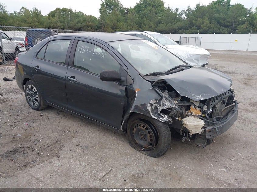 2007 Toyota Yaris VIN JTDBT923771071602 IAAI salvage auction — FRONT END, Clear (Indiana), sold $200 on 2026-07-21 (photo 1)