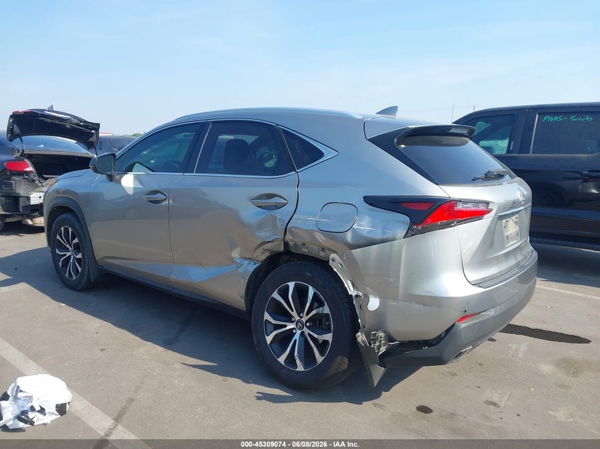 2016 Lexus Nx VIN JTJBARBZ5G2085774 IAAI salvage auction — LEFT REAR, Salvage Title, sold $25 on 2026-07-29 (photo 3)