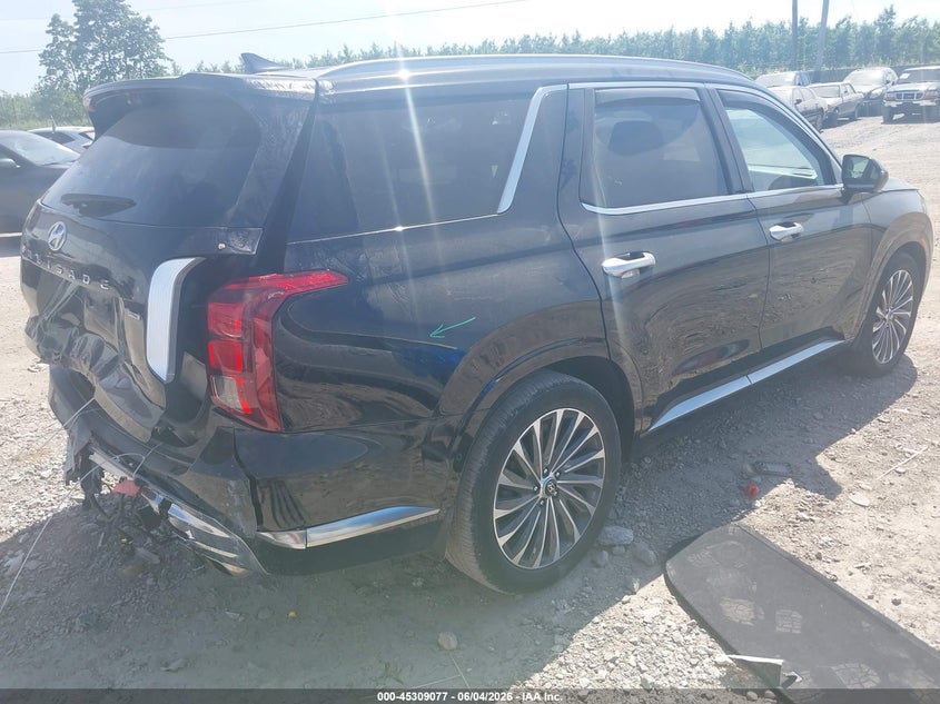 2023 Hyundai Palisade VIN KM8R7DGE4PU582467 IAAI salvage auction — REAR END, Salvage Title, sold $11,400 on 2026-07-29 (photo 4)