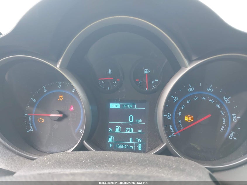 2015 Chevrolet Cruze VIN 1G1PA5SG0F7142327 IAAI salvage auction — LEFT SIDE, Salvage Title, sold $350 on 2026-07-09 (photo 7)