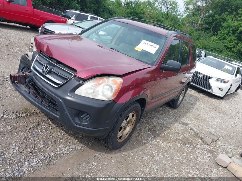 2006 Honda Cr-v VIN SHSRD78596U439592 IAAI salvage auction — FRONT END, Salvage (Ohio), sold $250 on 2026-07-07 (photo 2)