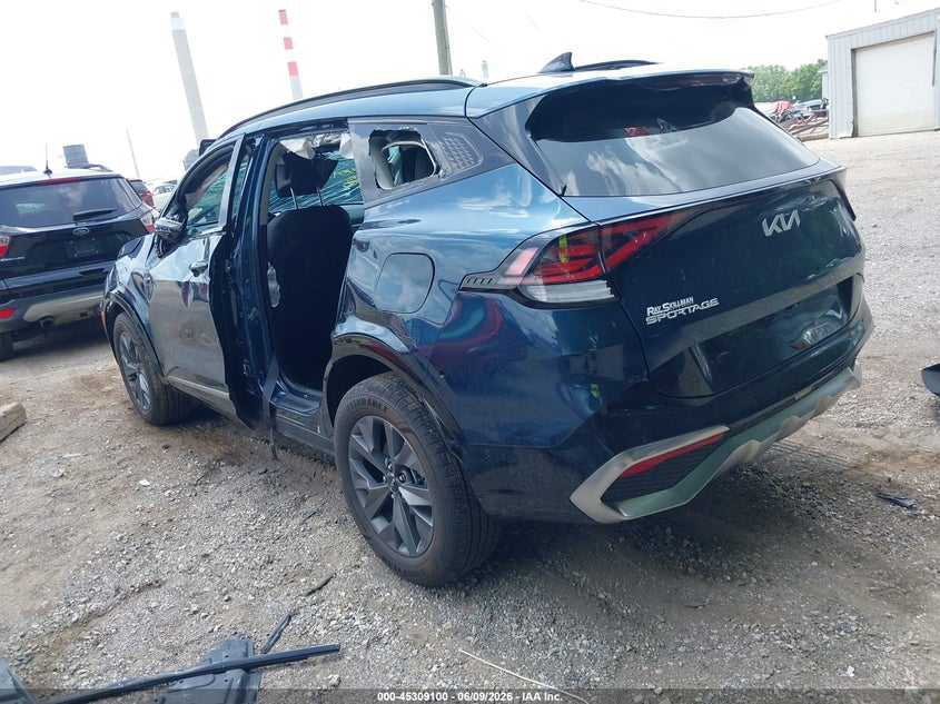2025 Kia Sportage VIN KNDPXCDG8S7225361 IAAI salvage auction — ROLLOVER, Salvage (Indiana), sold $5,700 on 2026-07-15 (photo 3)