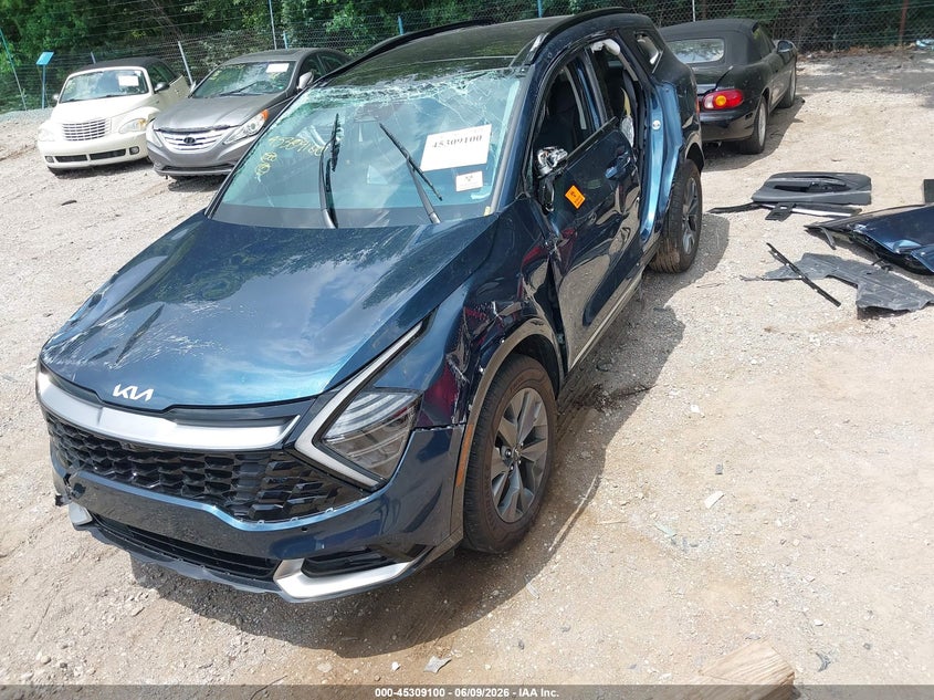 2025 Kia Sportage VIN KNDPXCDG8S7225361 IAAI salvage auction — ROLLOVER, Salvage (Indiana), sold $5,700 on 2026-07-15 (photo 6)