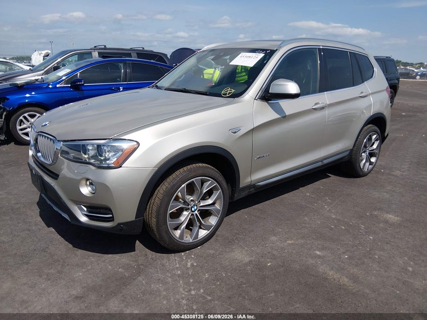 2017 BMW X3 VIN 5UXWX9C30H0T21529 IAAI salvage auction — REAR END, Salvage (Illinois), sold $3,600 on 2026-07-28 (photo 2)