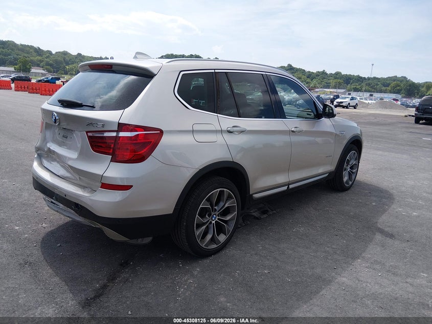 2017 BMW X3 VIN 5UXWX9C30H0T21529 IAAI salvage auction — REAR END, Salvage (Illinois), sold $3,600 on 2026-07-28 (photo 4)