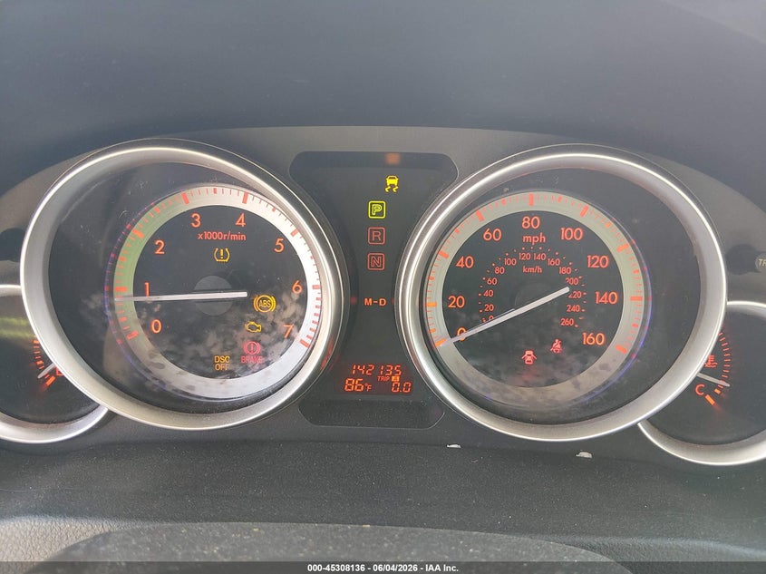 2009 Mazda 6 VIN 1YVHP82A895M30789 IAAI salvage auction — NORMAL WEAR, Salvage (South Carolina), sold $400 on 2026-07-09 (photo 7)