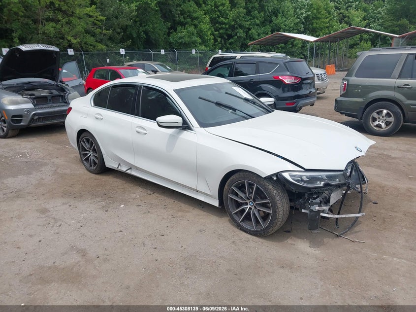 2019 BMW 3er VIN WBA5R1C56KFH05734 IAAI salvage auction — FRONT END, Salvage - Greater Than 75% (Maryland), sold $3,400 on 2026-08-01 (photo 1)