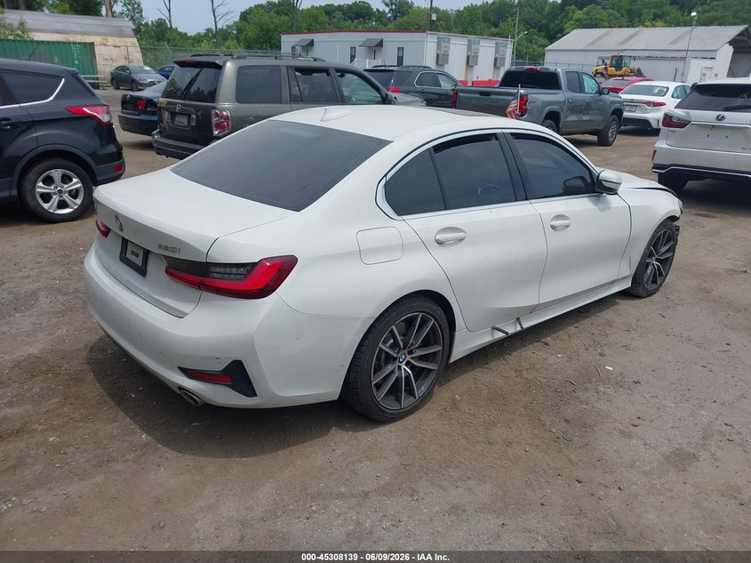 2019 BMW 3er VIN WBA5R1C56KFH05734 IAAI salvage auction — FRONT END, Salvage - Greater Than 75% (Maryland), sold $3,400 on 2026-08-01 (photo 4)