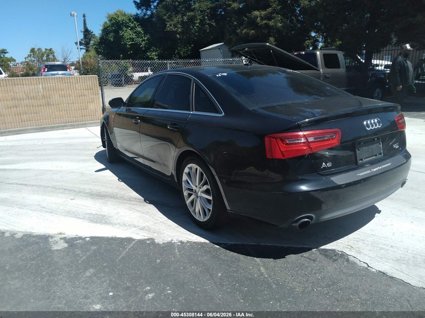 2012 Audi A6 VIN WAUGGAFC3CN126259 IAAI salvage auction — LEFT FRONT, Clear - Dealer Only (California), sold $600 on 2026-07-27 (photo 3)