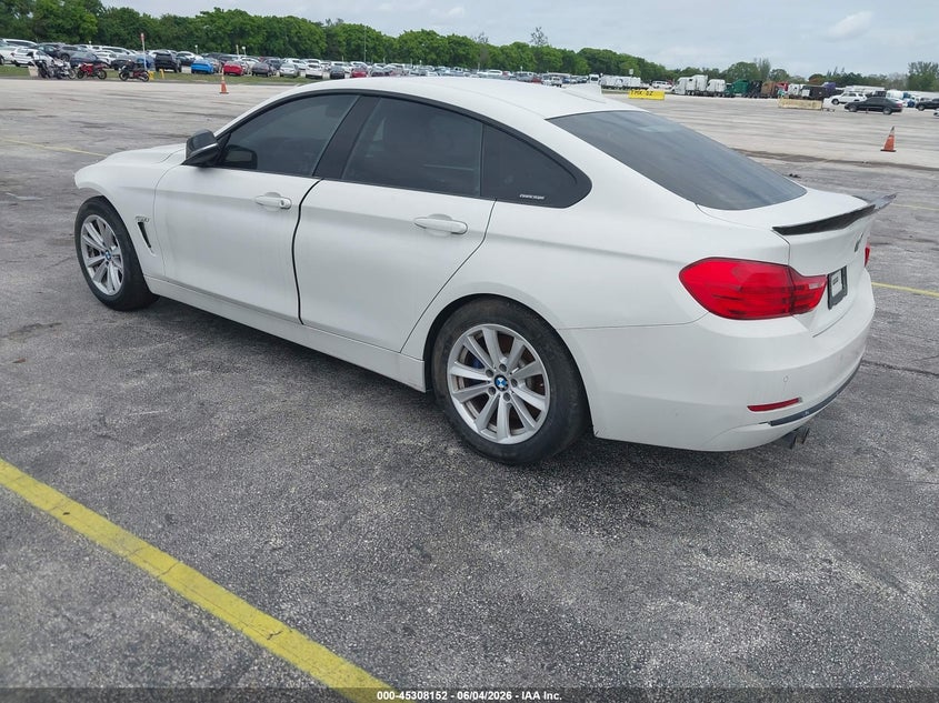 2015 BMW 4er VIN WBA4A5C53FG052514 IAAI salvage auction — NORMAL WEAR, Clear (Florida), sold $475 on 2026-07-16 (photo 3)