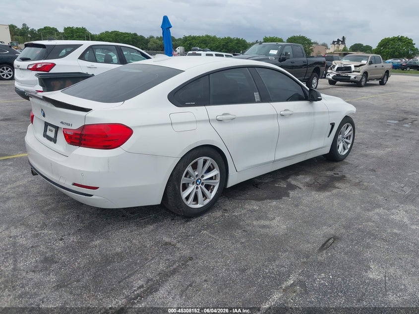 2015 BMW 4er VIN WBA4A5C53FG052514 IAAI salvage auction — NORMAL WEAR, Clear (Florida), sold $475 on 2026-07-16 (photo 4)
