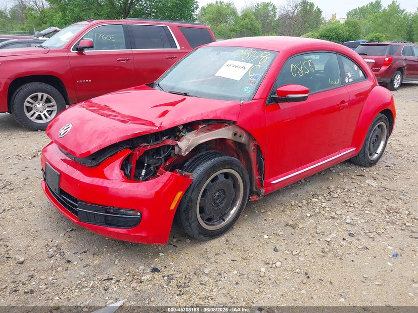 2012 Volkswagen Beetle VIN 3VWJP7AT1CM601059 IAAI salvage auction — FRONT END, Salvage Title, sold $425 on 2026-07-23 (photo 2)