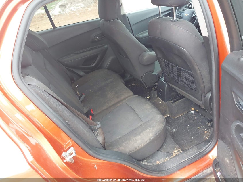 2016 Chevrolet Trax VIN KL7CJLSB1GB710272 IAAI salvage auction — HAIL, Salvage Title, sold $1,800 on 2026-07-13 (photo 8)