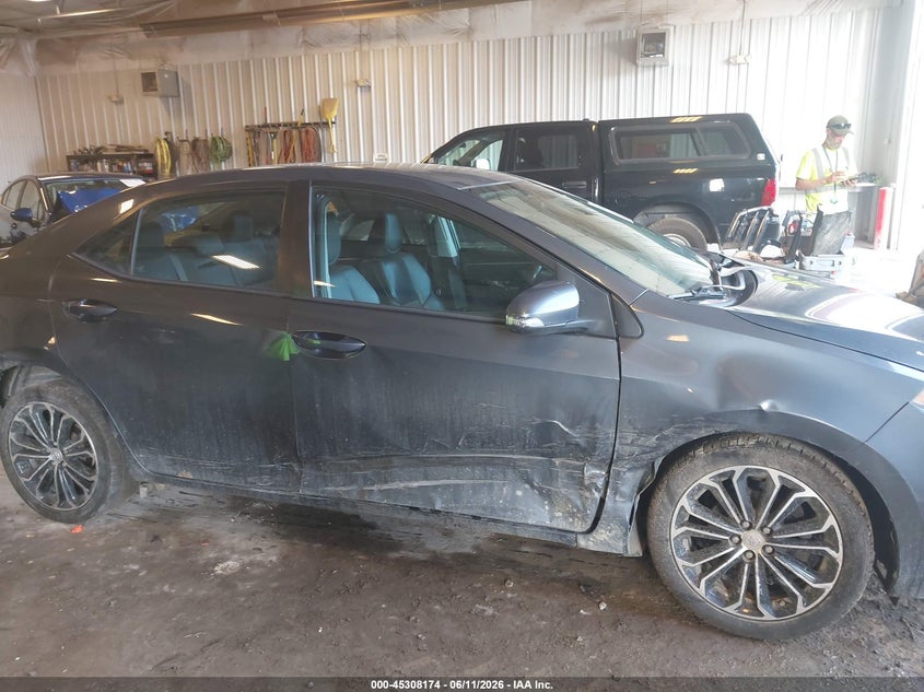 2016 Toyota Corolla VIN 5YFBURHEXGP480887 IAAI salvage auction — SIDE, Clear (Michigan), sold $3,350 on 2026-07-31 (photo 6)