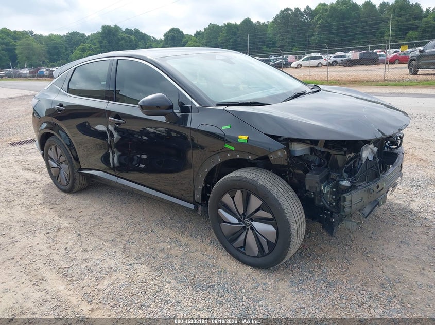 2023 Nissan Ariya VIN JN1AF0BA4PM407902 IAAI salvage auction — FRONT END, Salvage Title, sold $6,600 on 2026-07-23 (photo 1)