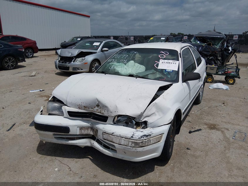1997 Toyota Tercel VIN JT2AC52L2V0209188 IAAI salvage auction — FRONT END, Salvage (Texas), sold $125 on 2026-07-07 (photo 2)