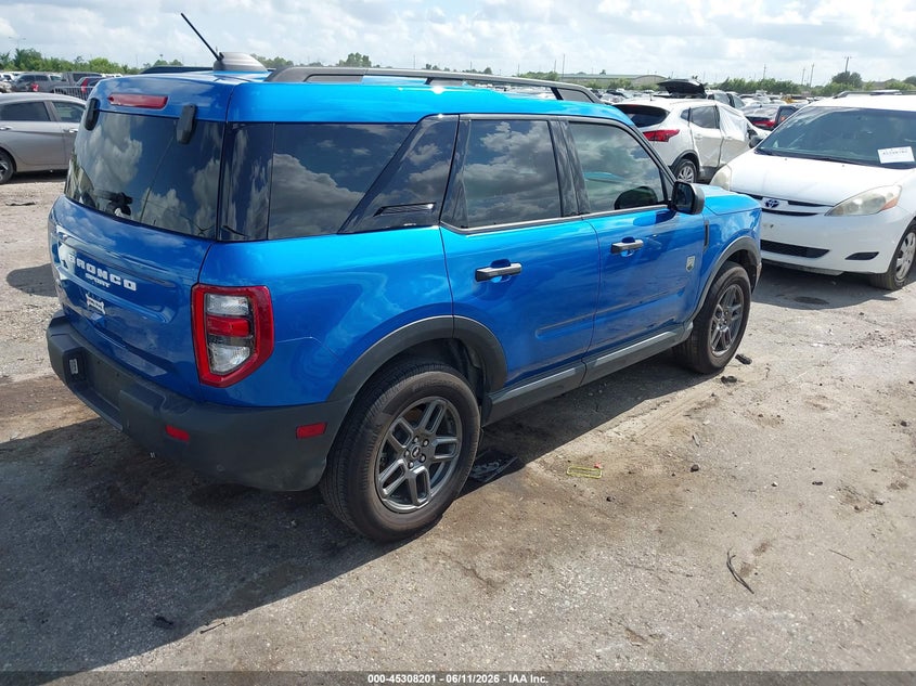 2025 Ford Bronco sport VIN 3FMCR9BN7SRE48072 IAAI salvage auction — LEFT SIDE, Original (Texas), sold $10,100 on 2026-07-22 (photo 4)