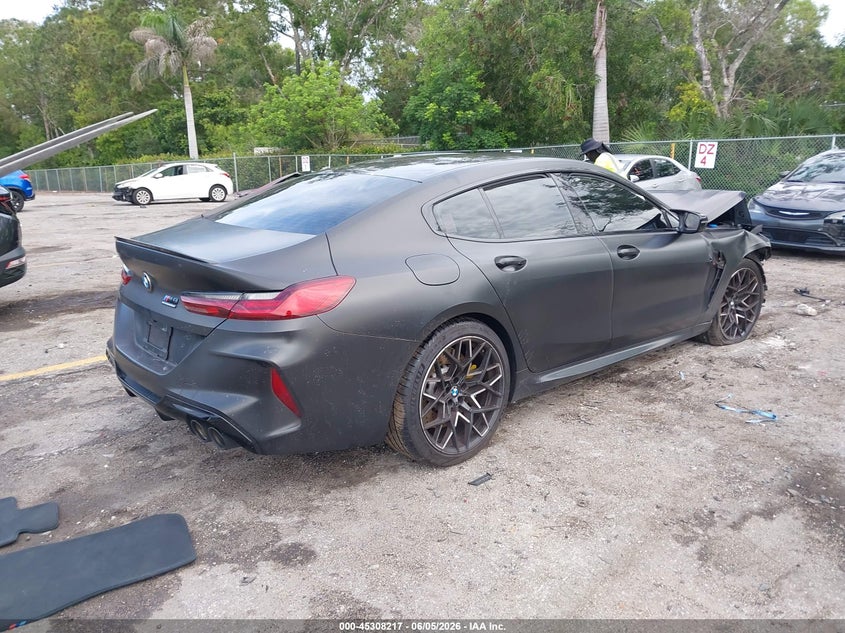 2024 BMW M8 VIN WBSGV0C04RCP30509 IAAI salvage auction — FRONT END, Salvage Title, sold $20,900 on 2026-07-29 (photo 4)