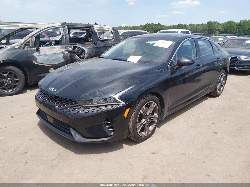 2023 Kia K5 VIN 5XXG34J27PG168045 IAAI salvage auction — HAIL, Salvage Title, sold $12,000 on 2026-07-14 (photo 2)
