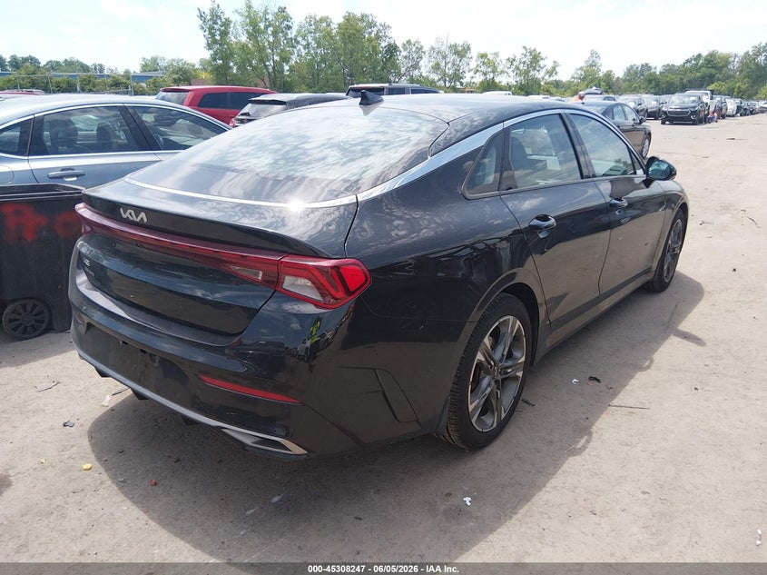 2023 Kia K5 VIN 5XXG34J27PG168045 IAAI salvage auction — HAIL, Salvage Title, sold $12,000 on 2026-07-14 (photo 4)