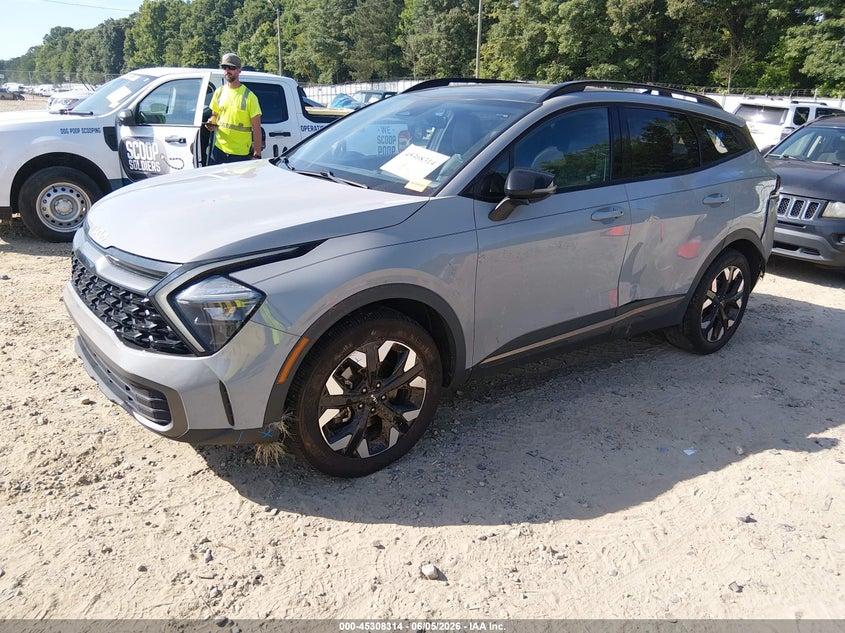 2023 Kia Sportage VIN 5XYK6CAF7PG095690 IAAI salvage auction — REAR END, Wait Title, sold $7,300 on 2026-08-20 (photo 2)