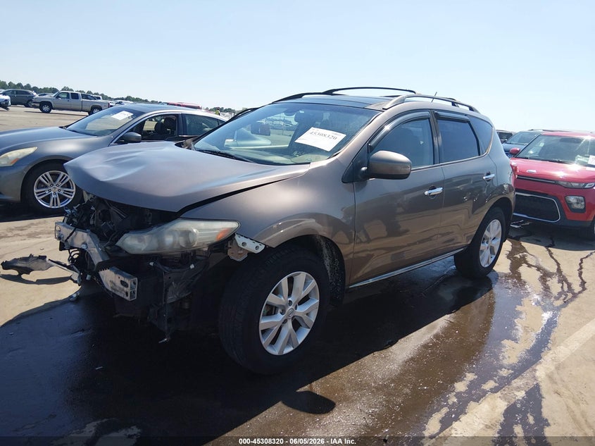 2011 Nissan Murano VIN JN8AZ1MU0BW060412 IAAI salvage auction — FRONT END, Salvage (North Carolina), sold $550 on 2026-07-08 (photo 2)