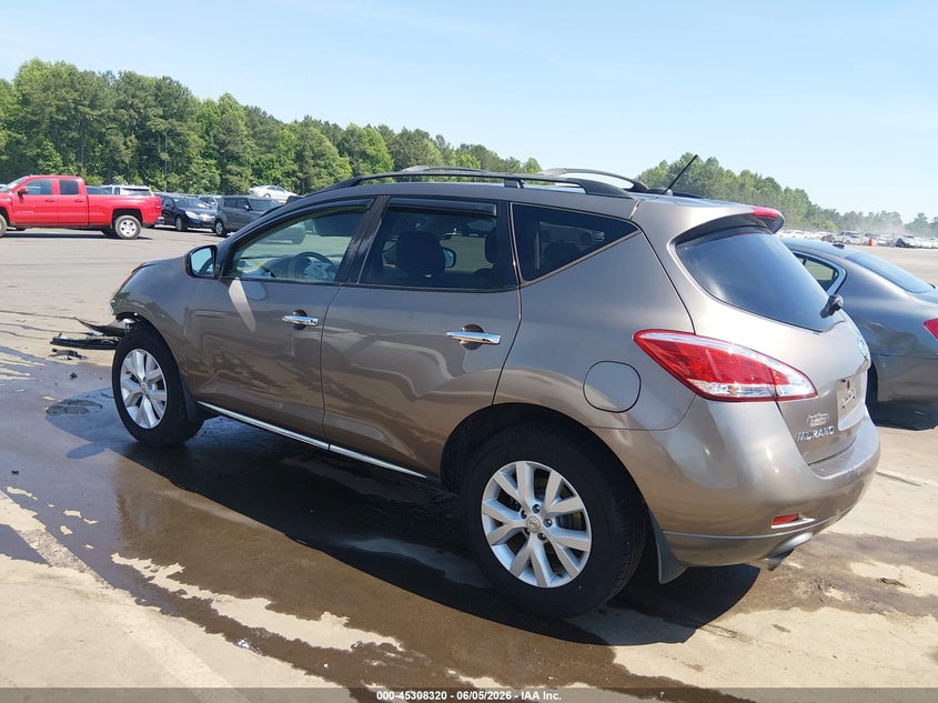 2011 Nissan Murano VIN JN8AZ1MU0BW060412 IAAI salvage auction — FRONT END, Salvage (North Carolina), sold $550 on 2026-07-08 (photo 3)