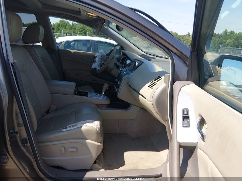 2011 Nissan Murano VIN JN8AZ1MU0BW060412 IAAI salvage auction — FRONT END, Salvage (North Carolina), sold $550 on 2026-07-08 (photo 5)