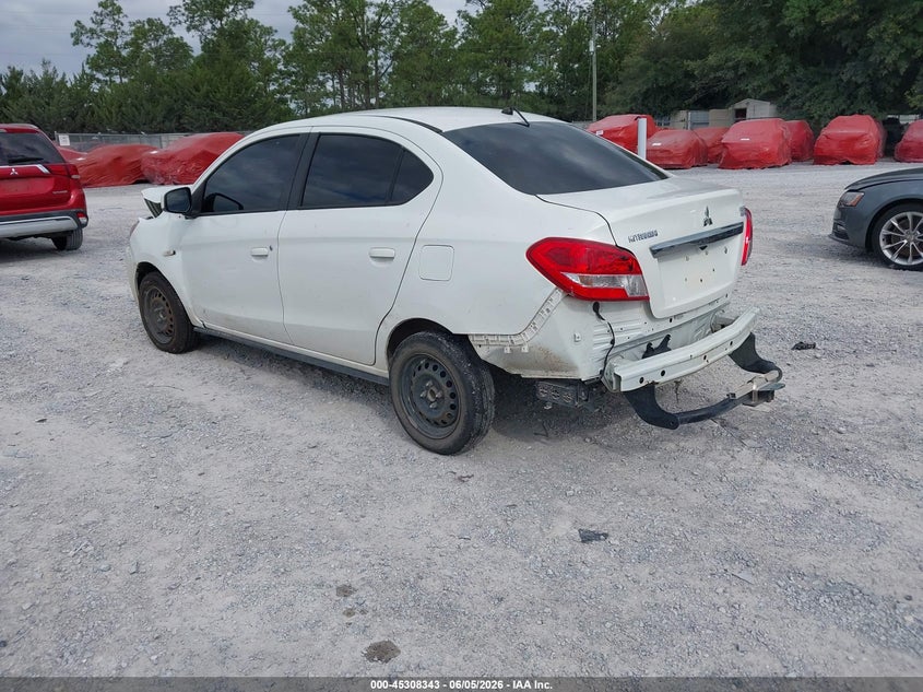 2019 Mitsubishi Mirage VIN ML32F3FJ1KHF18850 IAAI salvage auction — FRONT END, Salvage Title, sold $1,050 on 2026-07-16 (photo 3)