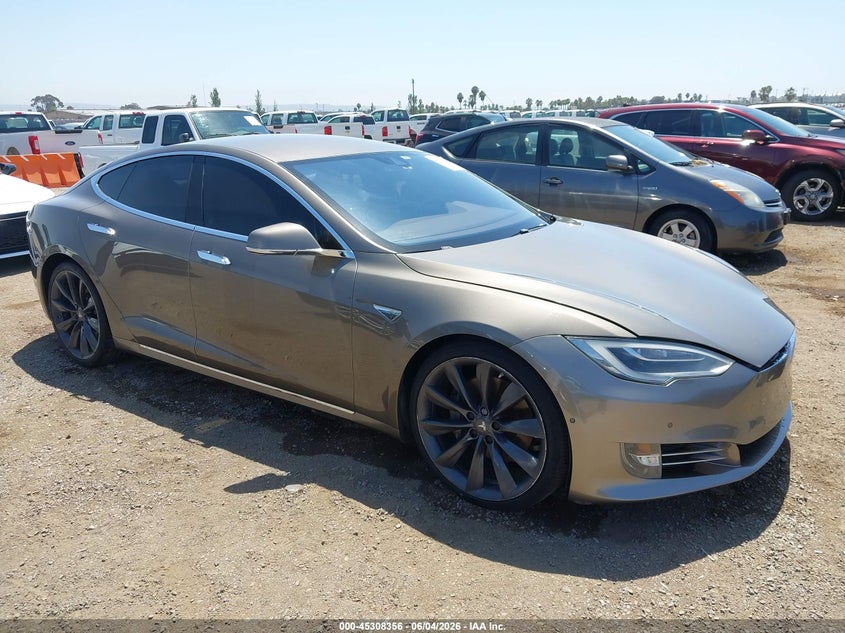 2016 Tesla Model s VIN 5YJSA1E19GF138175 IAAI salvage auction — REAR END, Salvage Title, sold $3,050 on 2026-08-23 (photo 1)