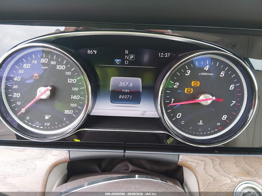 2018 Mercedes-benz E-klasse VIN WDDZF4JB9JA374380 IAAI salvage auction — FRONT & REAR, Salvage (North Carolina), sold $9,600 on 2026-07-29 (photo 7)